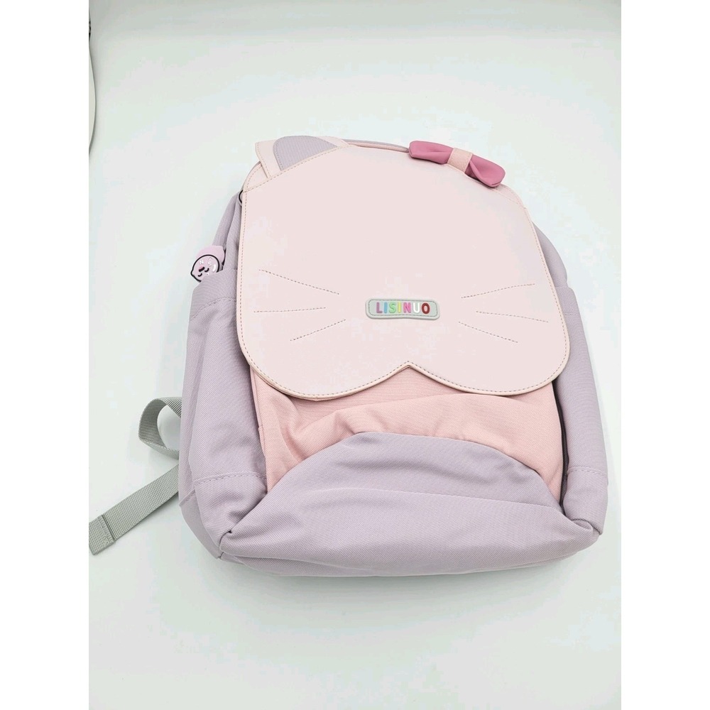 Lisinuo Pink/‎ Purple Kitty Cat Backpack School Gift - NWT
